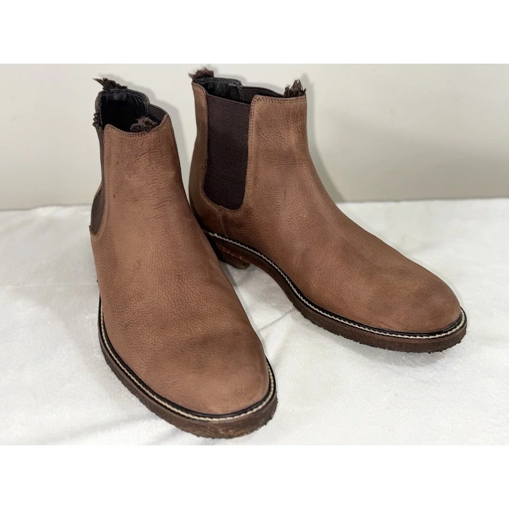 Onward Reserve Highland Chelsea Boots Men's 9.5M Tobacco Brown Leather Workwear